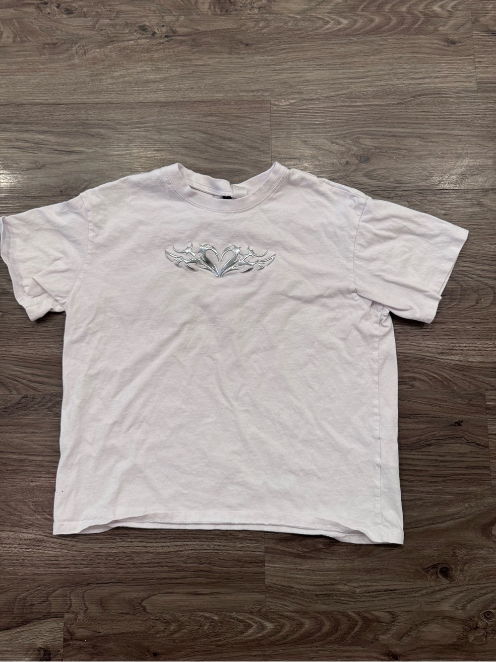 H&M White Short-Sleeve Graphic Tee